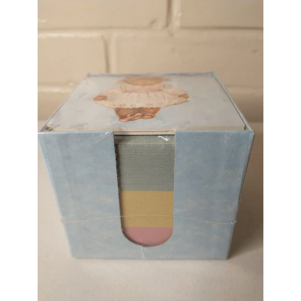 Bear Memo Cube Mini Telephone Address Book Vintage